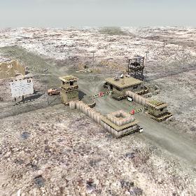 3D Border Security Checkpoint